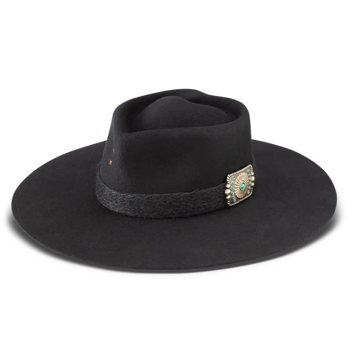 Rings CHARLIE 1 HORSE CHARLIE 1 HORSE FLING BLACK FELT HAT