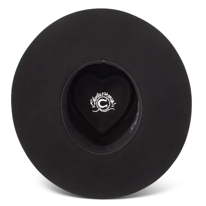 Rings CHARLIE 1 HORSE CHARLIE 1 HORSE FLING BLACK FELT HAT