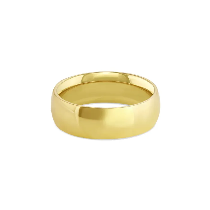 Rings Consider Bridal 7mm HalfRound Band with Comfort Fit
