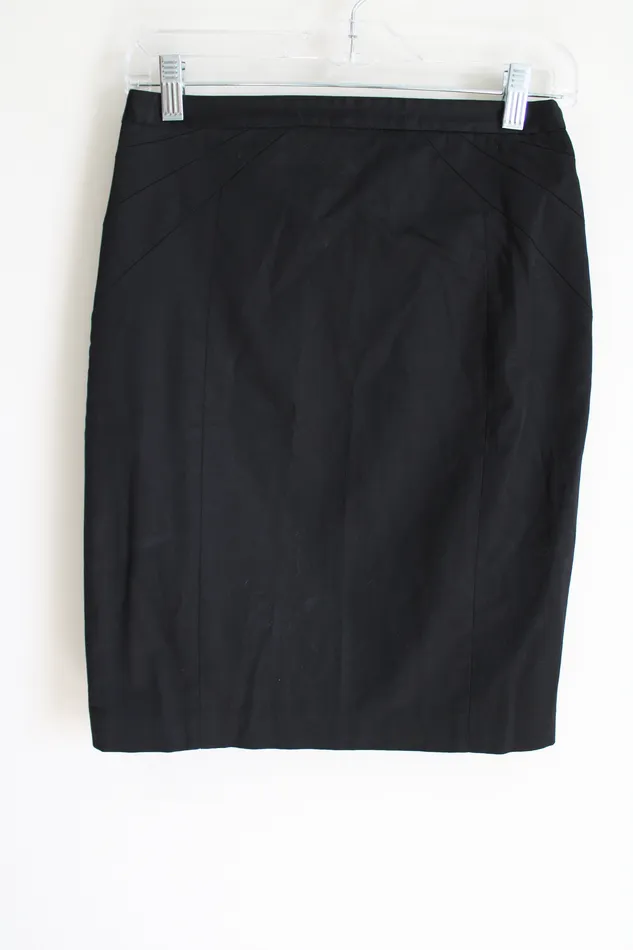 Rings Express Deign Studio Black Fitted Skirt 0 Express