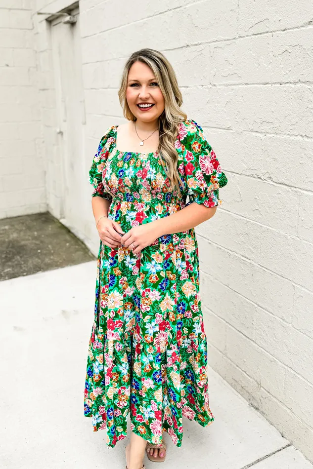 Rings First Love Rock The Garden Floral Maxi Dress