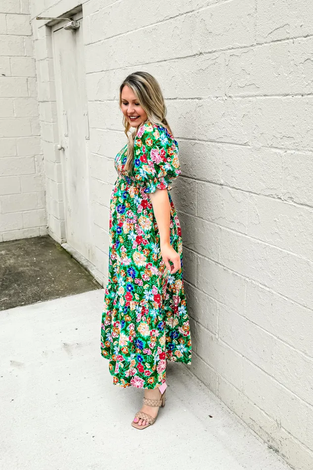 Rings First Love Rock The Garden Floral Maxi Dress