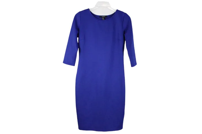 Rings Forever 21 Forever 21 Cobalt Blue Long Sleeved Bodycon Dress M