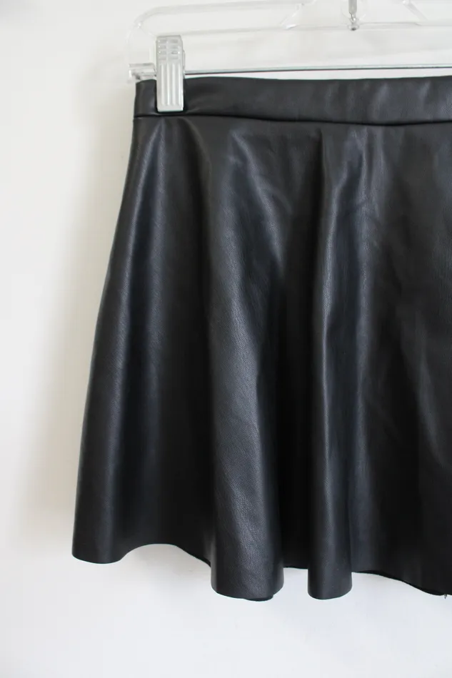 Rings HM HM Black Leather Skirt Youth 7