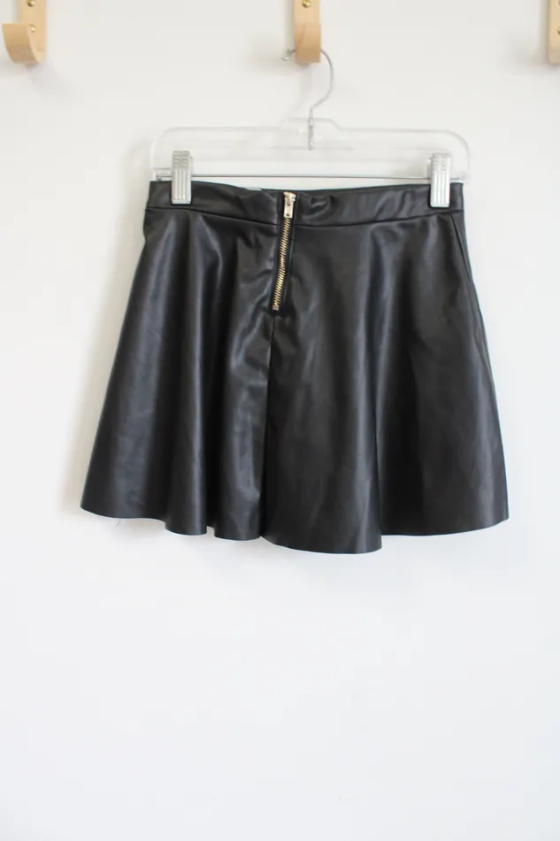 Rings HM HM Black Leather Skirt Youth 7