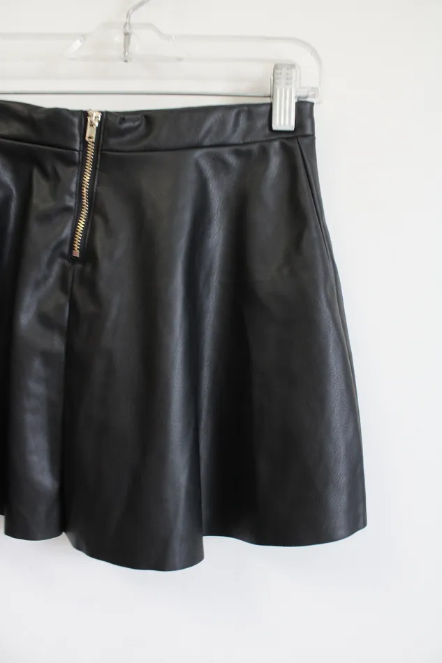 Rings HM HM Black Leather Skirt Youth 7