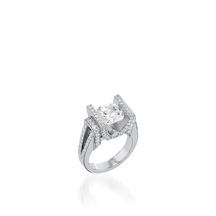 Rings John Atencio Amelia Elite Yellow Gold Diamond Ring