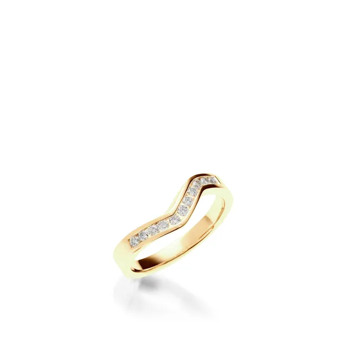 Rings John Atencio Intrinsic Princess Cut Yellow Gold Engagement Ring