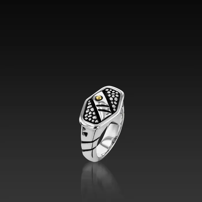 Rings John Atencio Matrix Hexagon Ring