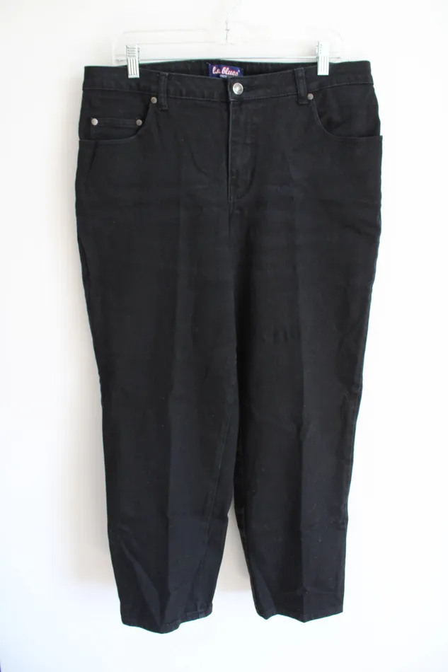 Rings LA Blues LA Blues Stretch Black Denim Vintage Jeans 16WP