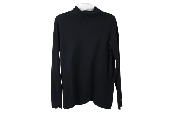 Rings Lands End Kids Black Turtleneck 1820 Husky Lands End