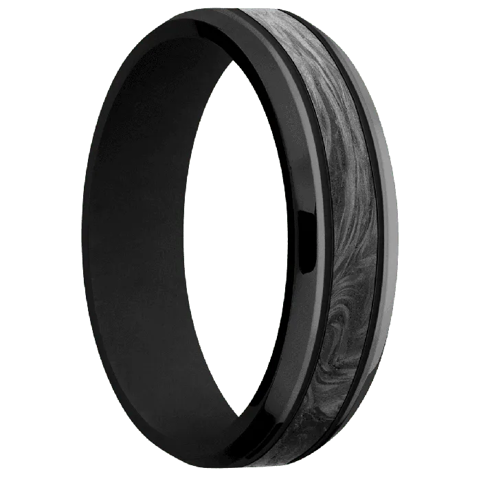 Rings Lashbrook Zirconium Polish Polish Finish Black