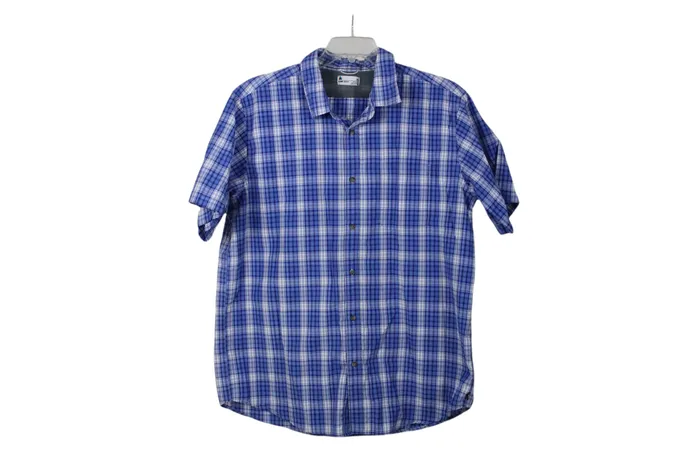 Rings LB Tech LB Tech Blue Plaid Shirt XL