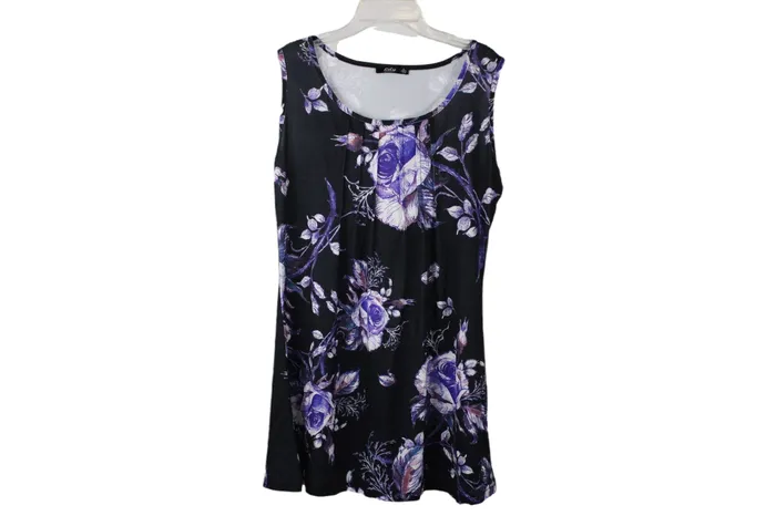 Rings Lily By Firmiana Purple Floral Dress S Lily