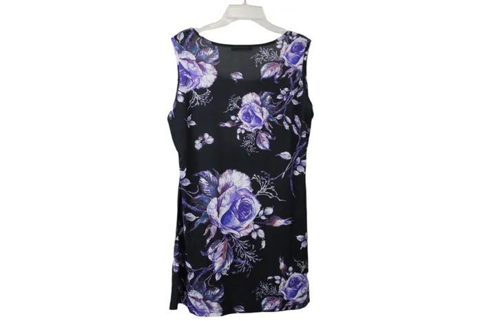 Rings Lily By Firmiana Purple Floral Dress S Lily