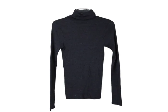 Rings Michael Stars Michael Stars 100 American Navy Blue Turtleneck S