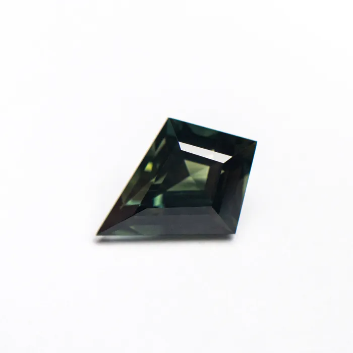 Rings Misfit Gems Green Step Cut Sapphire 129ct Kite