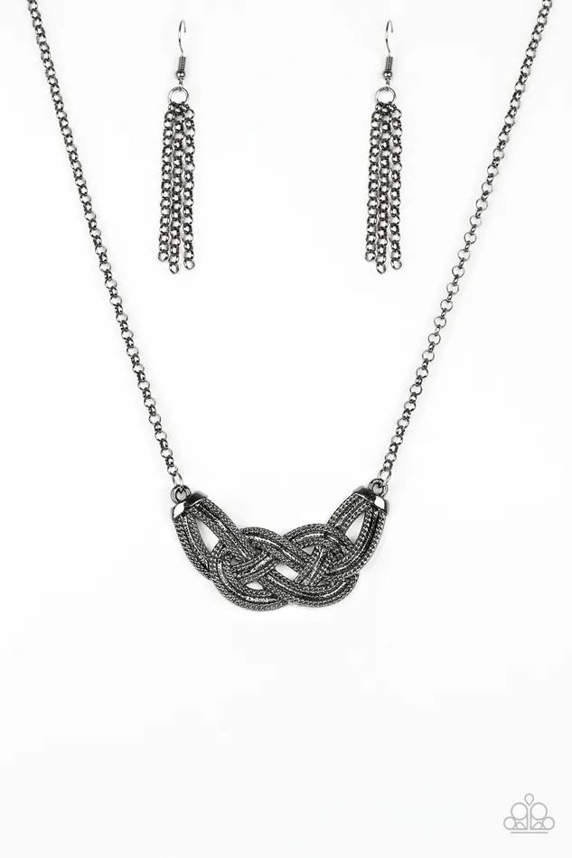 Rings Nautically Naples Black Paparazzi Accessories