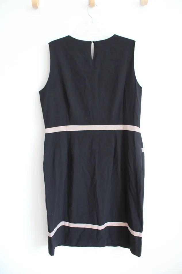 Rings NEW Limited Editions Black Tan Sleeveless Dress 18 Limited Editions