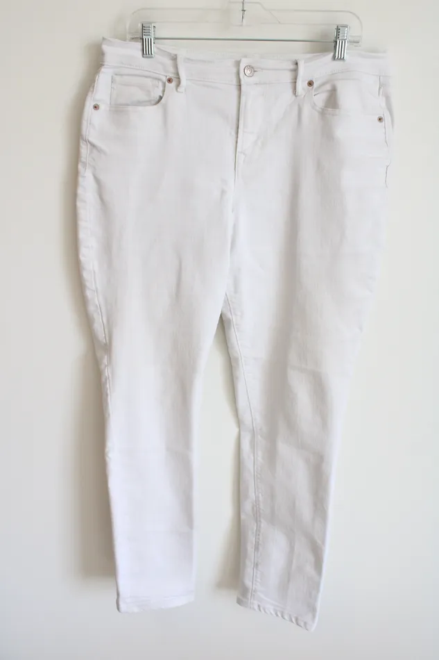 Rings Old Navy Old Navy Curvy MidRise White Pants 12