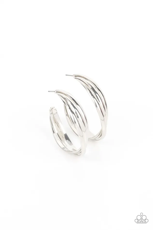 Rings Paparazzi Accessories Curvy Charmer Silver