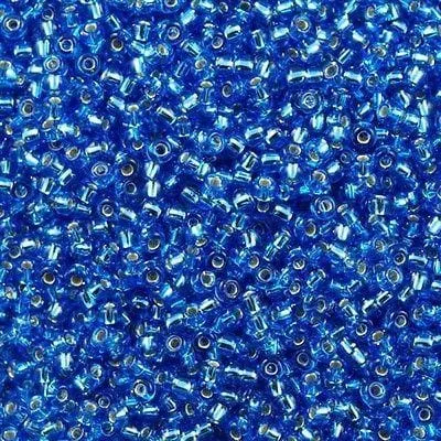 Rings Peppy Beads Miyuki Seed Beads 110 Silver Lined Sapphire 0019NEW