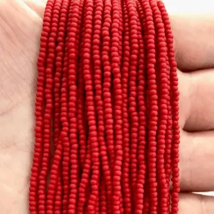 Rings Peppy Beads Preciosa Seed Beads 110 RocaillesRound Hole93170Opaque Red CoralPRCS11037 Rings Peppy Beads Preciosa Seed Beads 110 RocaillesRound Hole93170Opaque Red CoralPRCS11037