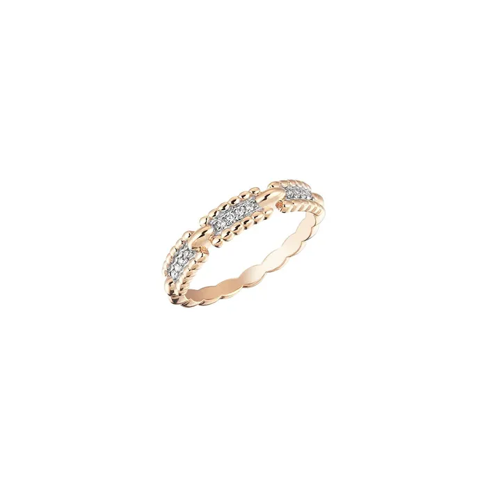 Rings Skinny Beads Pave Ring Kismet by Milka