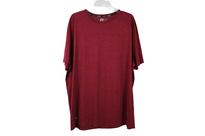 Russell Earrings Russell Training Fit Red Shirt 2XL
