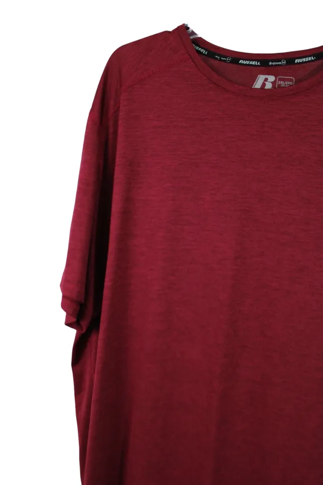 Russell Earrings Russell Training Fit Red Shirt 2XL