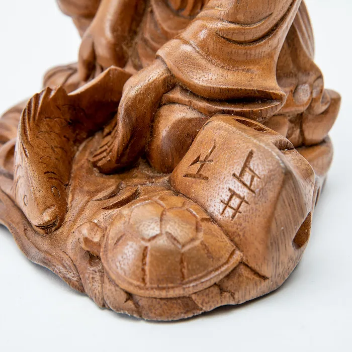 Sacred Statues Rings Wooden May All Beings Be Free Statue