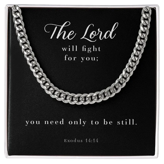 ShineOn Fulfillment Necklaces Cuban Link Chain Mens Necklace Exodus 1414