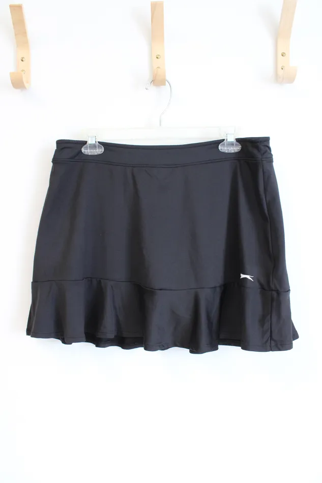 Slazenger Rings Slazenger Black Athletic Skort L