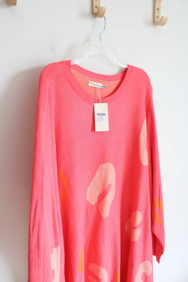 Southern Stitch Earrings NEW Southern Stitch Pink Long Sleeved Sweater Dress XXLXXXL