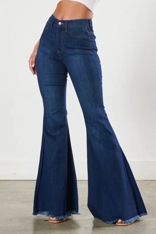 SPRUNG ON YOU FLARE JEANS DARK STONE VIBRANT Earrings