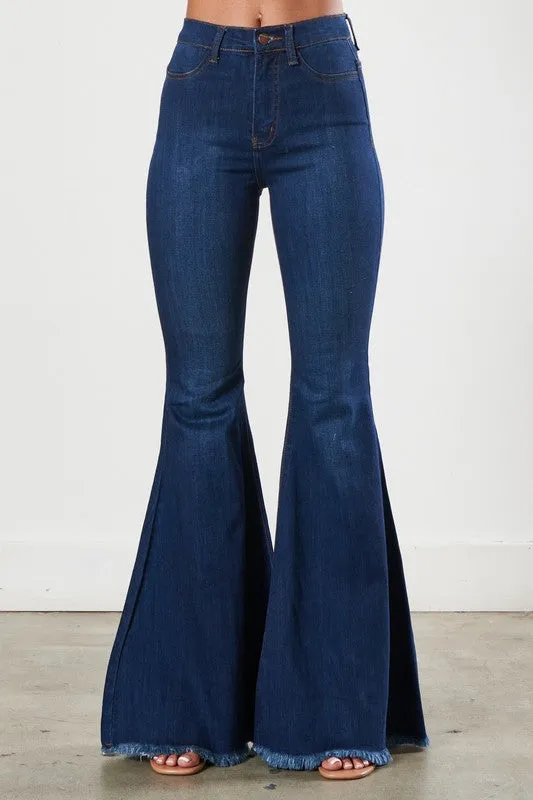 SPRUNG ON YOU FLARE JEANS DARK STONE VIBRANT Earrings