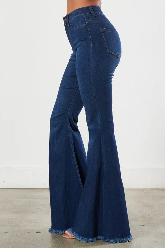 SPRUNG ON YOU FLARE JEANS DARK STONE VIBRANT Earrings