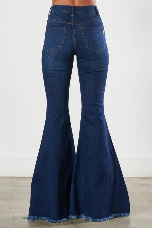 SPRUNG ON YOU FLARE JEANS DARK STONE VIBRANT Earrings