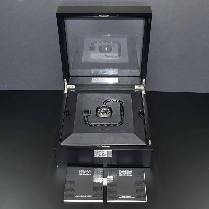 Stephen Silver Fine Jewelry Watches PreOwned Panerai PAM 446 Tourbillon GMT Ceramica Pocket Watch