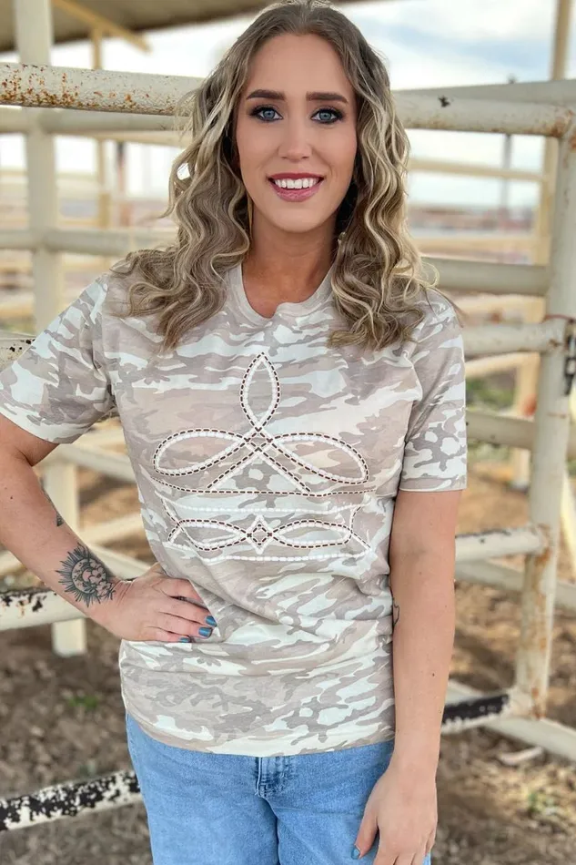 STERLING KREEK Earrings THE CAMO SANDS TEE
