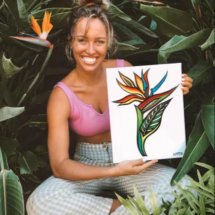 SUMMASEA Necklaces Summasea Bird of Paradise Adhesive Sticker by Summer Colmus