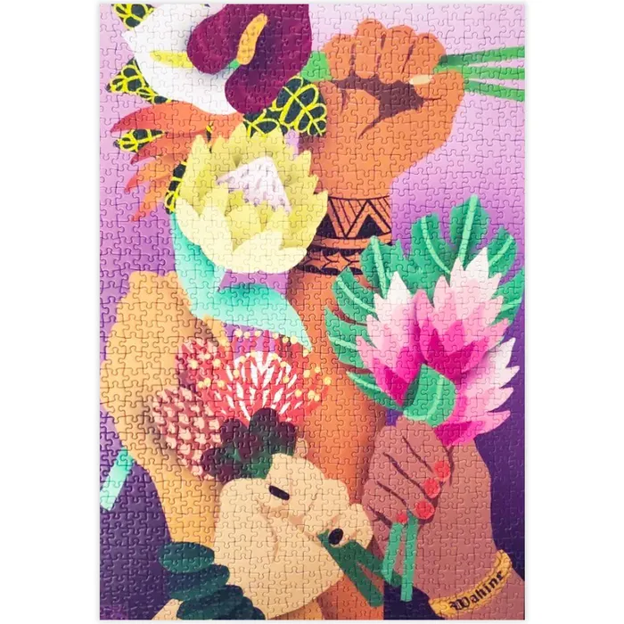 SURFSHACKPUZZLE Surf Shack Blooming Together Puzzle 1000 Pieces Necklaces