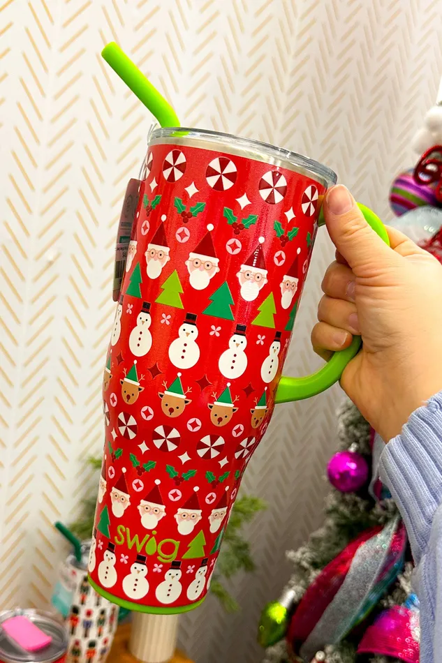 Swig Necklaces 40oz Swig Mega Mug Christmas Crew