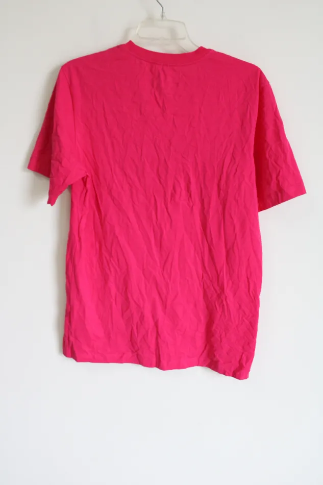 The Nike Tee Pink Logo Shirt S Nike Earrings