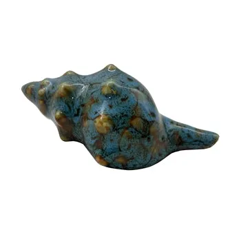 THEBEACHCOMBER Earrings Beachcombers Ceramic Conch Shell Figurine