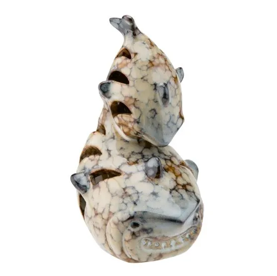 THEBEACHCOMBER Earrings Beachcombers Double Shark Ceramic Candle Holder
