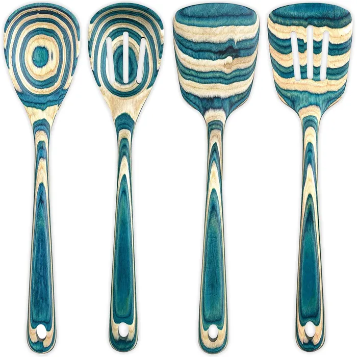Totally Bamboo Mykonos Birch Wood Cooking Utensil Set 4Piece TOTALLYBAMBOO Earrings Totally Bamboo Mykonos Birch Wood Cooking Utensil Set 4Piece TOTALLYBAMBOO Earrings