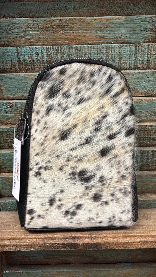 Trinity Ranch Genuine HairOn Cowhide Collection Sling Bag BLACK 2 TRINITY RANCH Necklaces Trinity Ranch Genuine HairOn Cowhide Collection Sling Bag BLACK 2 TRINITY RANCH Necklaces
