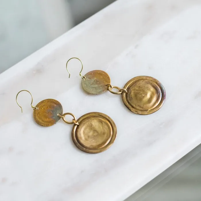Twisted Silver Earrings GYPSY Earrings
