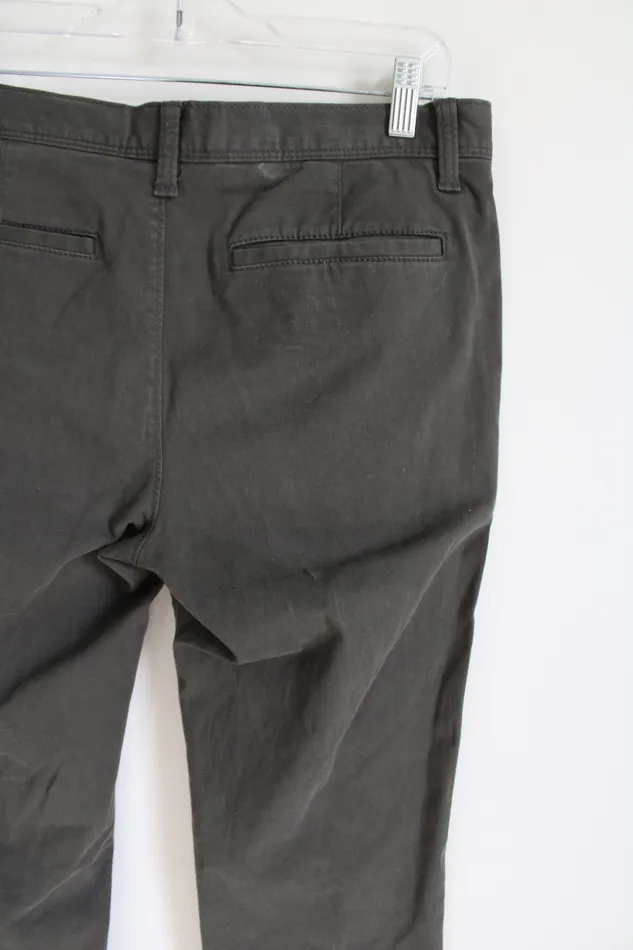 Urban Pipeline Earrings Urban Pipeline Slim Straight Olive Green Chino Pants 30X32
